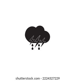 Modern weather icons. Flat vector illustration for Web, print, and Mobile App