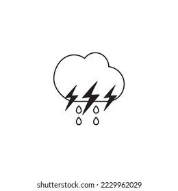 Modern weather icons. Flat vector illustration for Web, print, and Mobile App