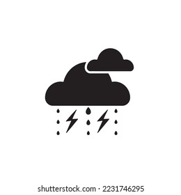 Modern weather icons. Flat vector illustration for Web, print, and Mobile App