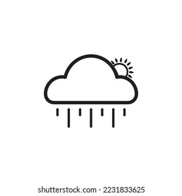 Iconos climáticos modernos. Ilustración vectorial plana para aplicaciones web, de impresión y móviles