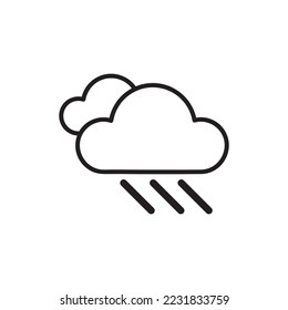 Modern weather icons. Flat vector illustration for Web, print, and Mobile App