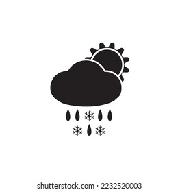 Modern weather icons. Flat vector illustration for Web, print, and Mobile App