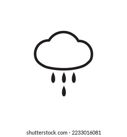 Modern weather icons. Flat vector illustration for Web, print, and Mobile App