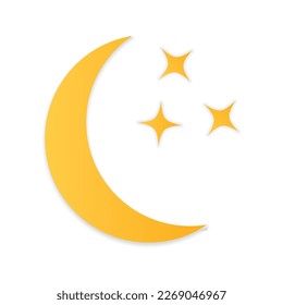 Modern weather icons. Flat vector symbols on white background