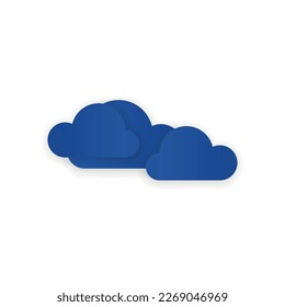 Modern weather icons. Flat vector symbols on white background