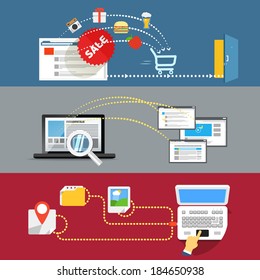 Modern web activities abstract scheme