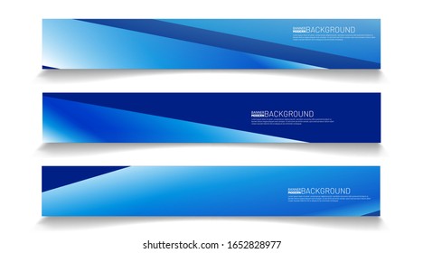 Modern web banner background. abstract vector template design