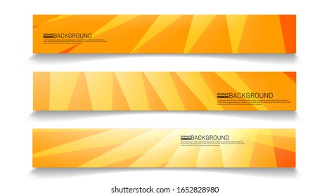 Modern web banner background. abstract vector template design