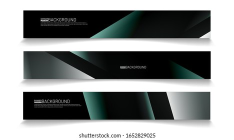 Modern web banner background. abstract vector template design