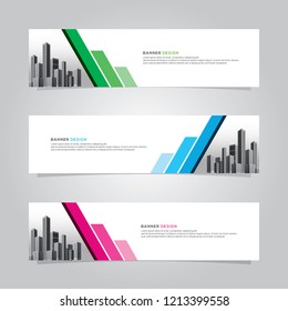 Modern web banner background vector template . ads frame . advertising business
