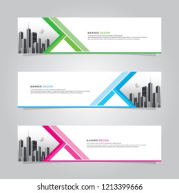 Modern web banner background vector template . ads frame . advertising business