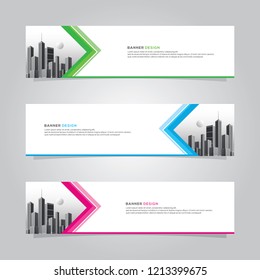 Modern web banner background vector template . ads frame . advertising business