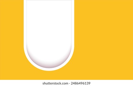 Plantilla de diseño de Anuncio de Web moderno. Plantilla de negocios de presentación sobre fondo amarillo. Plantilla de negocios mínima. Anuncio de marketing digital para publicación en redes sociales, diseño de portada, volante, póster

