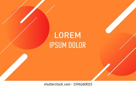 Modern web banner with diagonal lines background