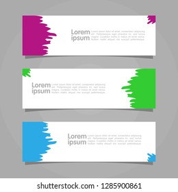 Modern Web Banner Template Image. Abstract Vector Illustration. Eps 10.