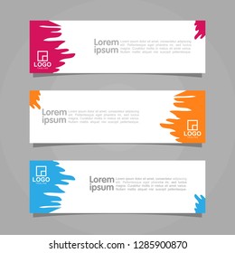 Modern Web Banner Template Image. Abstract Vector Illustration. Eps 10.
