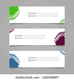 Modern Web Banner Template Image. Abstract Vector Illustration. Eps 10.