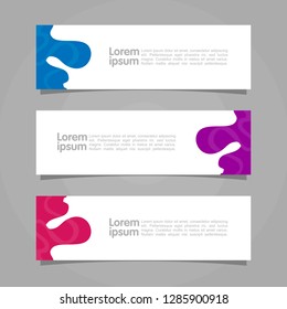 Modern Web Banner Template Image. Abstract Vector Illustration. Eps 10.