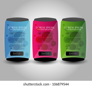 modern web banners