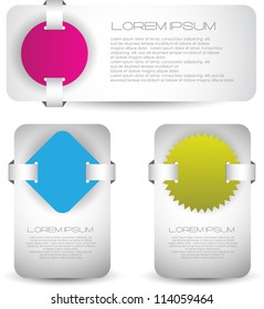 modern web banners