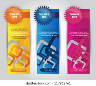 modern web banners