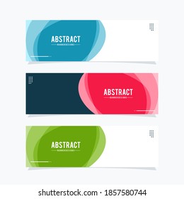 Moderne Webbanner-Vorlage. Universelles Design für Werbeunternehmen