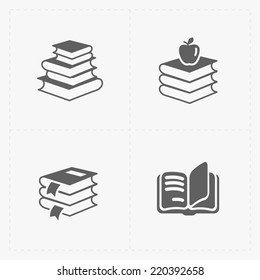 Modern Web Books set on White.