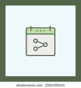 Modern Web Browser Share Icon: Digital Connectivity Symbol - Powered by Shutterstock - Get 15% off with code: PIKWIZARD15