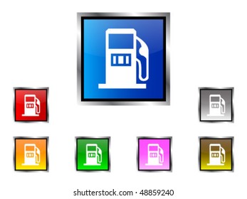 modern web buttons - fuel