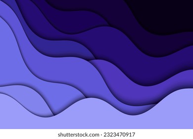 Banner y afiche de diseño web moderno.Ilustración abstracta con ondas. Fondo ondulado. Pancarta de capas de diseño.