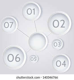 Modern web design infographics. Vector