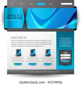 modern web design template