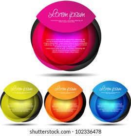 modern web element design