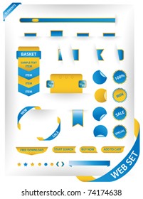 modern web elements set