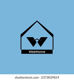 Diseño de logotipo de casa Web moderno