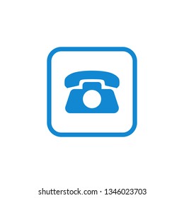 Modern Web Internet communication contact us icons design symbols for technology business all company with high end look on blue color vector illustration isolated on white background