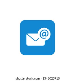 Modern Web Internet communication contact us icons design symbols for technology business all company with high end look on blue color vector illustration isolated on white background