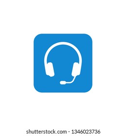 Modern Web Internet communication contact us icons design symbols for technology business all company with high end look on blue color vector illustration isolated on white background