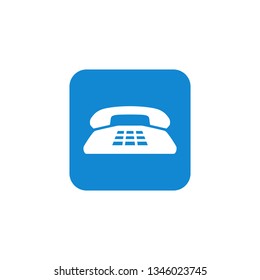 Modern Web Internet communication contact us icons design symbols for technology business all company with high end look on blue color vector illustration isolated on white background
