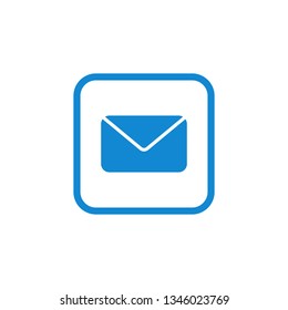 Modern Web Internet communication contact us icons design symbols for technology business all company with high end look on blue color vector illustration isolated on white background