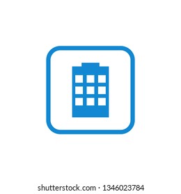 Modern Web Internet communication contact us icons design symbols for technology business all company with high end look on blue color vector illustration isolated on white background