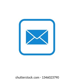 Modern Web Internet communication contact us icons design symbols for technology business all company with high end look on blue color vector illustration isolated on white background