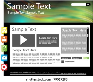 modern web page design