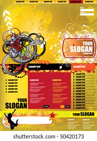 Modern web page layout