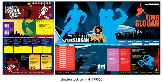 Modernes Webseitendesign