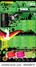 Modern web page layout design