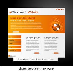 Modern Web Page Template