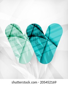 Diseño de presentación web moderno. Plantilla de interfaz o infografía