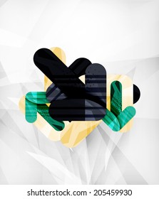Modern web presentation design layout. Interface or infographic template