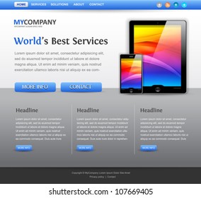 modern web site design template